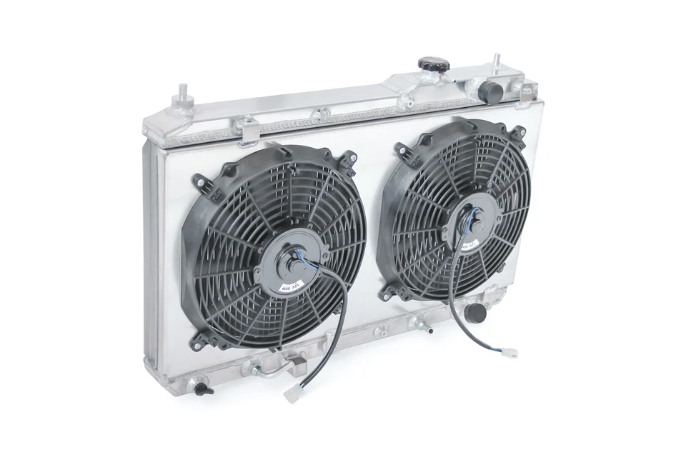 Yonaka 96-01 Honda CR-V Aluminum Performance Radiator + Fans 2.0L RD1 RD2 RD3 Foto 1 de 3