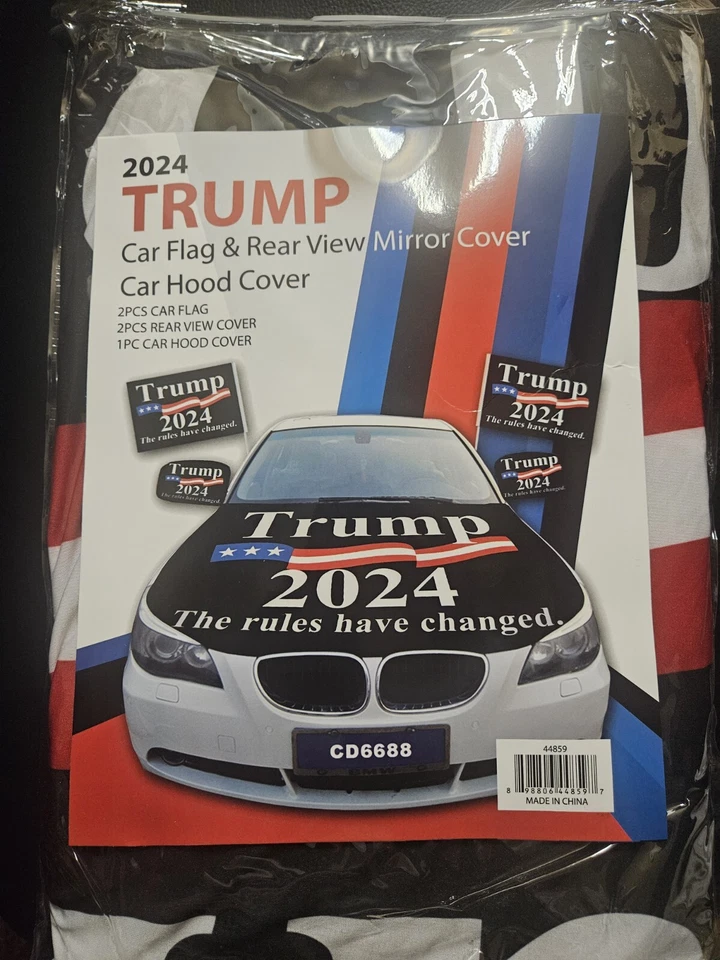 Trump 2024  Car Flag-5 Piece Car Accessory Set MAGA: 5 Pcs Car Flags Total  - Image 1 of 1