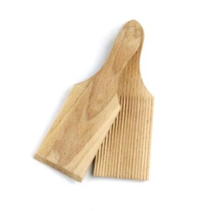 Butterkugelformer Schlägel mit Rillen | 2 Stück | aus Buchenholz 18 cm Butter - Bild 1 von 4