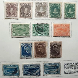 Newfoundland Scott # 41-55, Mixed Mint & Used - Picture 1 of 1
