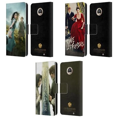FUNDA BILLETERA LIBRO CUERO ARTE LLAVE OUTLANDER OFICIAL PARA TELÉFONOS MOTOROLA 2 Foto 1 de 4