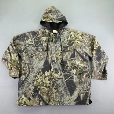 Duxbak Jacket Mens Large Brown Mossy Oak Break Up Camo Quilted Lining Hunting - Image 1 of 4
