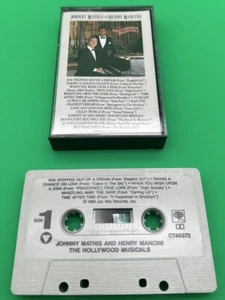 Johnny Mathis and Henry Mancini The Hollywood Musicals (Cassette Tape, 1986) - Picture 1 of 1