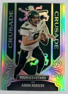 2023 Panini Rookies & Stars - Crusade Silver Prizm #CR-18 Aaron Rodgers NY Jets - Bild 1 von 2