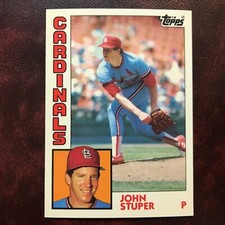 1984 Topps TIFFANY Set JOHN STUPER #49 ST. LOUIS CARDINALS ** MINT ** HIGH GRADE