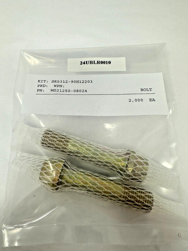 Lot of (2) Airbus Bolts, MS21250-08024 FAST FREE SHIPPING! | eBay