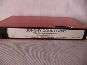 Johnny Counterfit The Singing Impressionist Sneak Preview 1994 VHS Tape Demo - Picture 1 of 2