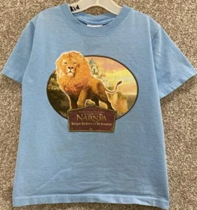 Disney Kids Size XS Chronicles of Narnia Lion the Witch and Wardrobe T-Shirt - Picture 1 of 12