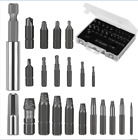22 PCS Damaged Screw Extractor Set Speed Out Drill Bits Broken Bolt Remover Tool