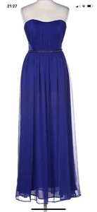 COAST Kleid Damen Dress Damenkleid Gr. EU 38 Seide Blau - Bild 1 von 3