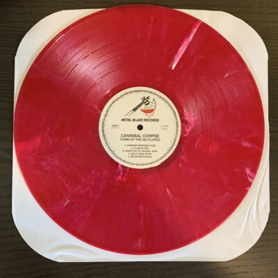 Cannibal Corpse Tomb of the Mutilated LP COLORED VINYL SEALED DEATH METAL RECORD - Image 1 of 2