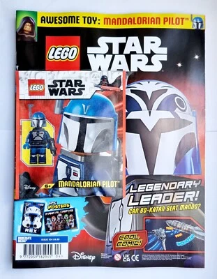 NEW LEGO SPECIAL EDITION STAR WARS MAGAZINE WITH EXCULSIVE MANDALORION PILOT  - Image 1 of 4