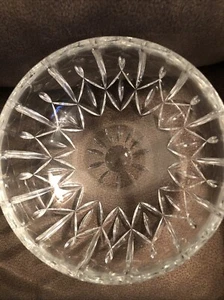 Mouth Blown, HAND CUT Salad Bowl 24% Lead Crystal Block - Picture 1 of 7