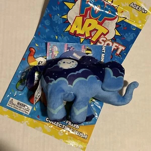 POP ART SOFT ELEPHANT Moonbeam 5” - 6” BEAN BAG PLUSH Moon - Picture 1 of 5