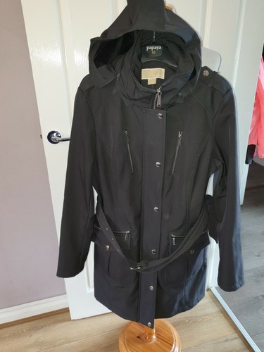 SUPERBO CAPPOTTO IN PILE DA DONNA DESIGNER MICHAEL KORS 'PARKA' UK 12 14 (MEDIO) £249