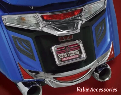 Show Chrome, Rear Saddlebag Scuff Pads, Honda GL1800 Gold Wing/F6B 2018+, 52-841 - Image 1 of 2