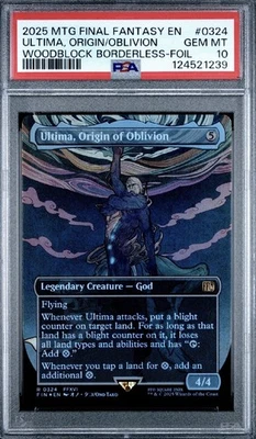 Ultima, Origin of Oblivion - #324 - Borderless - Foil - Final Fantasy - PSA 10 - Image 1 of 2