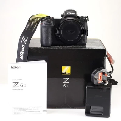 Nikon Z6 II Mirrorless Camera Body Only EN-EL15B Battery & MH-25a Charger Boxed - Image 1 of 4