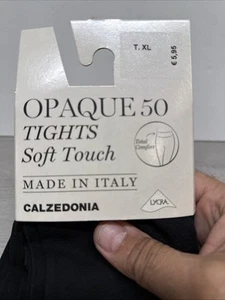 Calzedonia Italy Opaque 50 Tights Soft Touch T XL - Picture 1 of 3