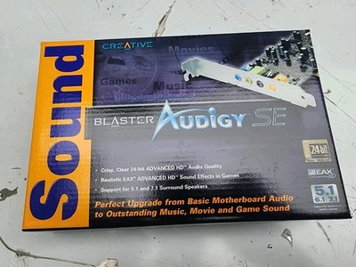 *BRAND NEW SEALED* Creative Blaster Audigy SE Sound Card, 5.1, 6.1, 7.1 - Image 1 of 4