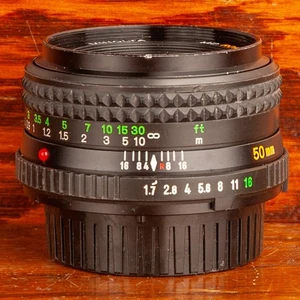 Minolta MD Rokkor X 50mm 1.7 Standard Prime Objektiv getestet funktioniert - Bild 1 von 5