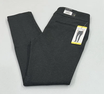 Hilary Radley Women's Sits at the Waist Slim Leg Pants, HR Charcoal, Size S - Image 1 of 4