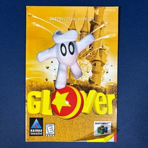 Glover N64 Instruction Booklet (Manual ONLY) Nintendo 64 Good Con Authentic - Picture 1 of 2