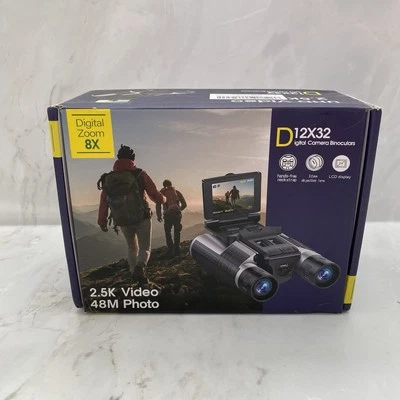 12x32 48.0MP 2.5K Digital Camera Binoculars Video Recorder 2.4” IPS LCD - Image 1 of 4