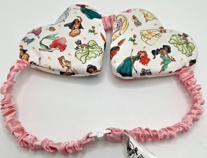💗 Disney Parks Princess Girls Sleep Eye Mask 💗 Heart Shaped Child Size Satin - Picture 1 of 10