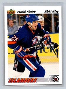 1991-92 Upper Deck #226 Patrick Flatley New York Islanders - Picture 1 of 2