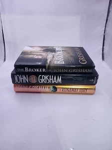John Grisham Posten von 4 Hardcover Büchern Die entlaufene Jury, Der Kunde & Der Broker - Bild 1 von 10