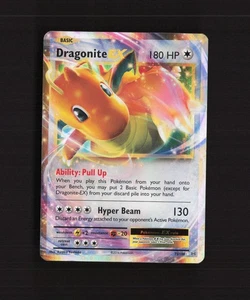 Tarjeta Pokémon Holo Dragonite EX 72/108 Evoluciones Ultra Rara MP - Imagen 1 de 10