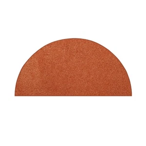Solid Color Area Rugs Orange - 30'' x 60'' Half Round, Indoor, Stain & Fade R... - Picture 1 of 9