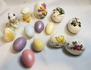 Vintage Keramik Ostereier Hasen Salz und Pfefferstreuer 14 Stück - Bild 1 von 24