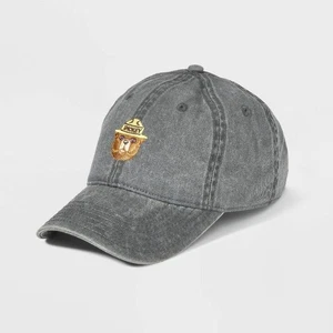 Smokey The Bear Baseball Hat - Black Wash - Picture 1 of 3