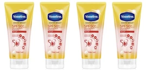4 x Vaseline Healthy Bright SPF50+ Serum 170ml Body Lotion Daily Protection Care - Picture 1 of 7