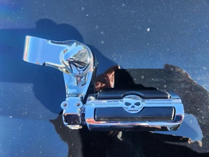Harley Davidson Chrome Angled Adj. Highway Peg Mounts w/ Willie G "styled" pegs - Picture 1 of 7
