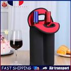 Wine Bottle Cooler Neoprene Double Bottle Protective Sleeve Holder (Red) FR