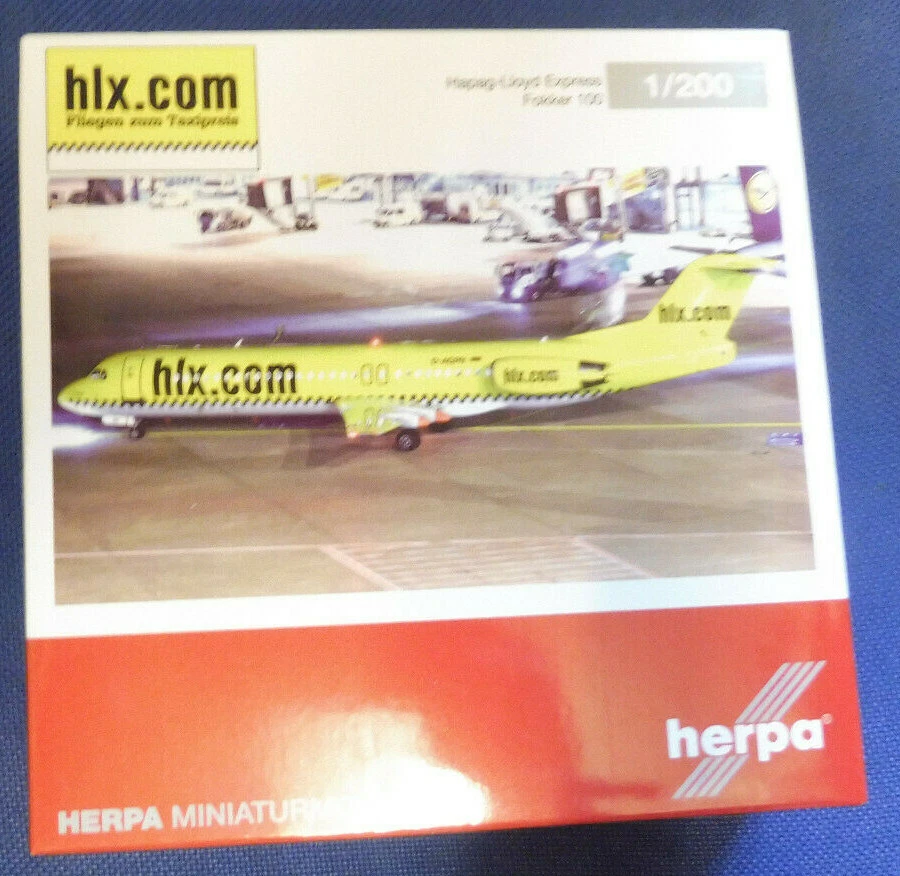 Herpa Hapag-Lloyd Express Fokker 100, No. 571258 - Bild 1 von 1
