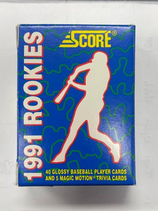 1991 Score Rookies Baseball Complete Box 40 Glossy Card Set