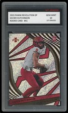 XAVIER HUTCHINSON 2023 PANINI REVOLUTION DP 1ST GRADED 10 NFL ROOKIE CARD TEXANS
