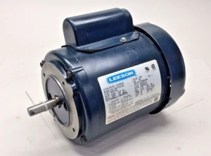 Leeson 101765.00 Used Electric Motor C4C17FC10F 1ph 1/4hp 1725rpm 115/208-230V - Picture 1 of 6