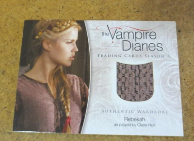 VAMPIRE DIARIES REBEKAH WARDROBE Costume CARD - CLAIRE HOLT - Image 1 of 4