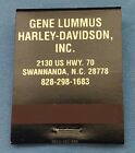 Matchbook Untruck Gene Lummus Harley Davidson Of Swannanoa N.C. New W/ Defect