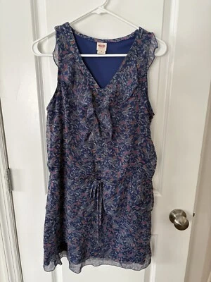 Vestido Mossimo Azul Cachemira Sin Mangas M Foto 1 de 4