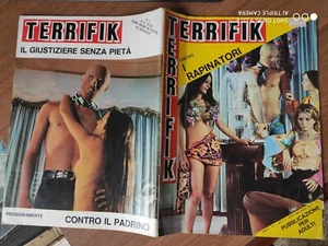 TERRIFIK nr. 2 ed. Bellevue France 1973 introvabile fotoromanzo noir per adulti - Imagen 1 de 3