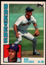 1984 Topps Tiffany #88 Rob Picciolo NM+++ Brewers