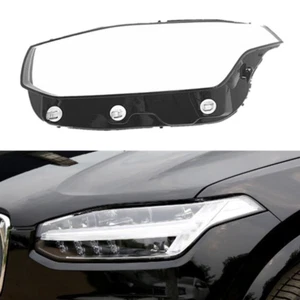 2016-2024 For Volvo XC90 Left Side Front Headlight Lens Glass Cover Glue 1Pcs - Foto 1 di 8