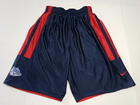 Nike Team Gonzaga Bulldogs Basketball Shorts Reversible Mens Size Small Cover