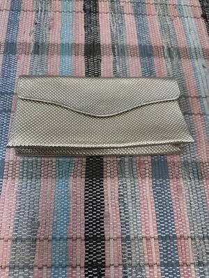 NEW NWT Gold Evening Clutch Magic Mesh Zell 1950s Vintage 8x4” Posh Glam - Image 1 of 3